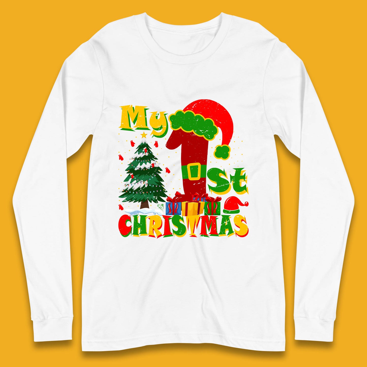 elf costume long sleeve t shirt
