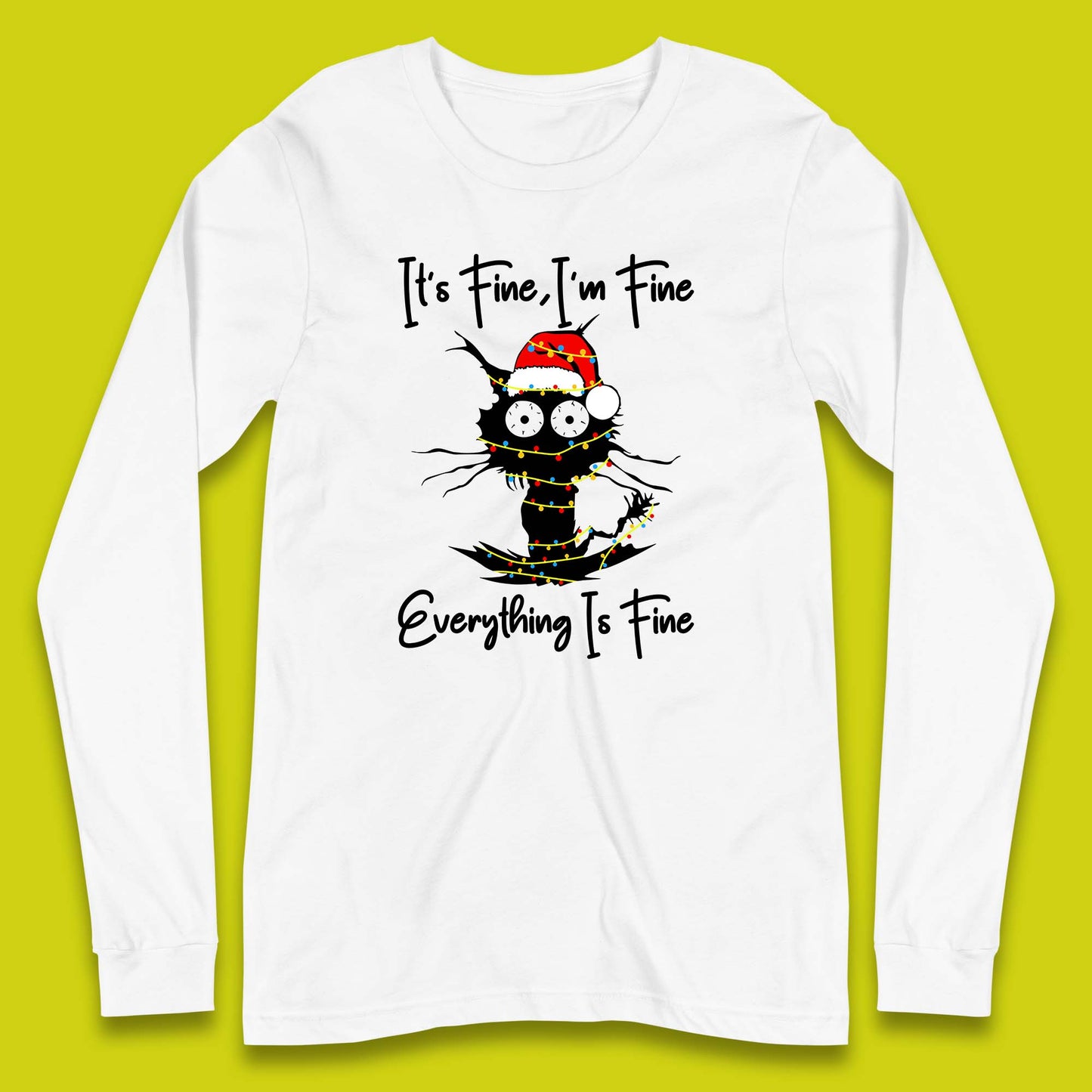 electrocuted cat long sleeve t shirt