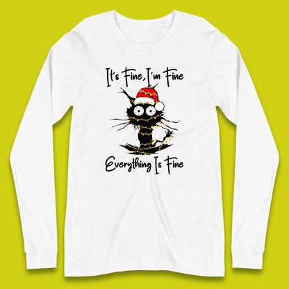 electrocuted cat long sleeve t shirt