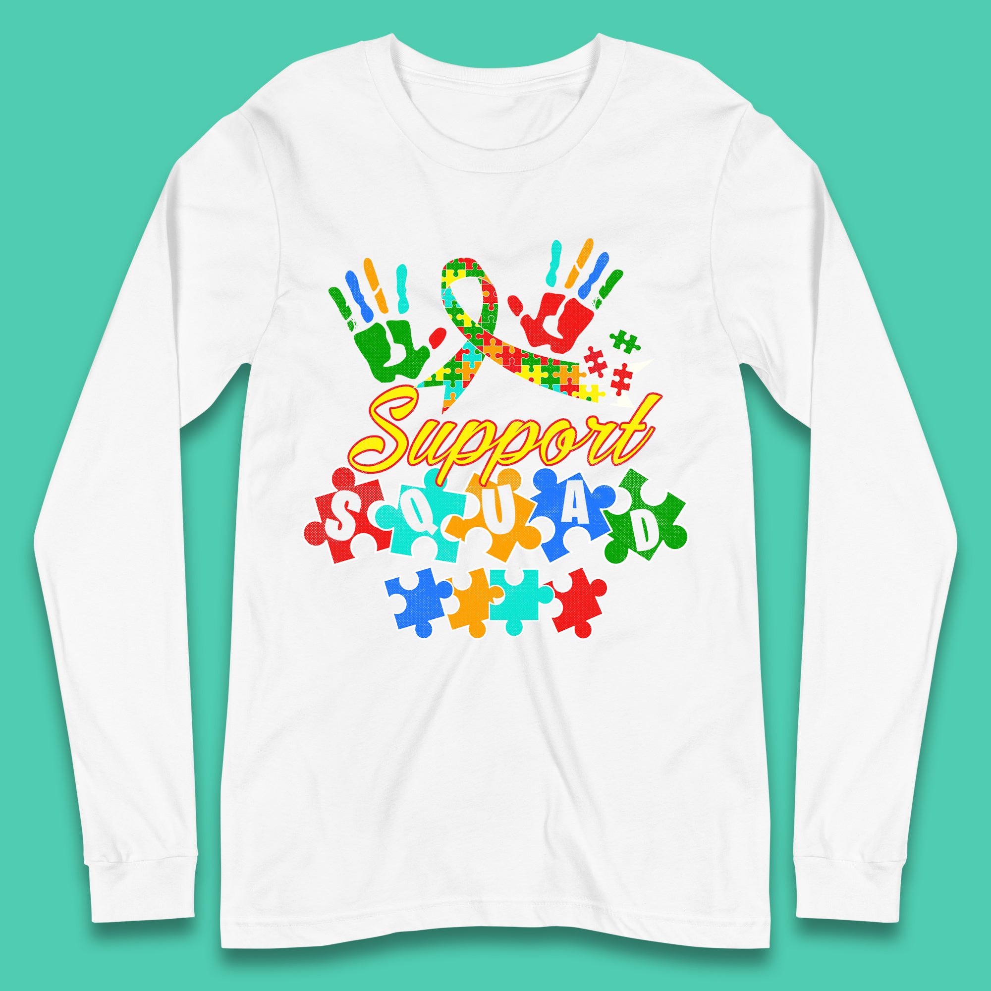 Autism Support Squad Long Sleeve T-Shirt