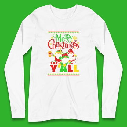gnomes christmas long sleeve t shirt
