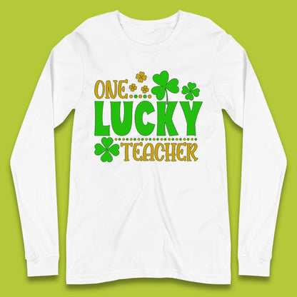 One Lucky Teacher Long Sleeve T-Shirt