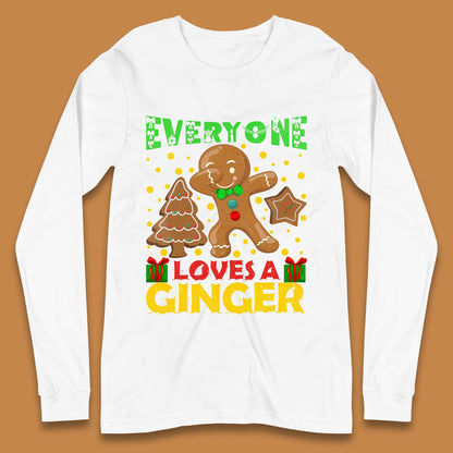 Dabbing Gingerbread Christmas Long Sleeve T-Shirt