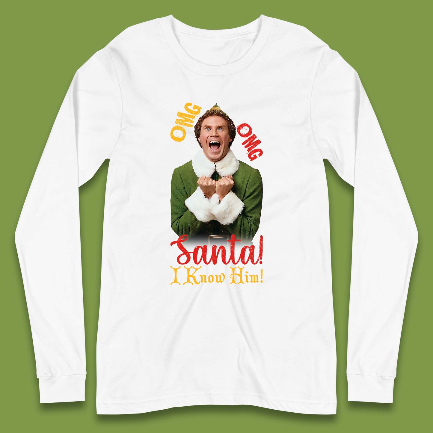 elf long sleeve t shirt