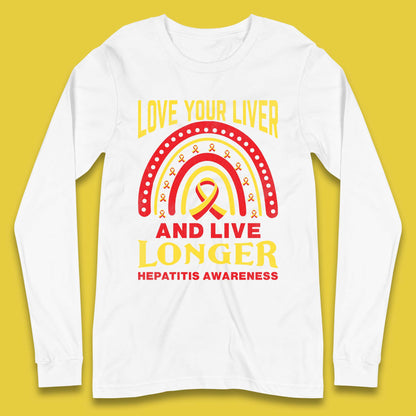 Hepatitis Awareness Long Sleeve T-Shirt