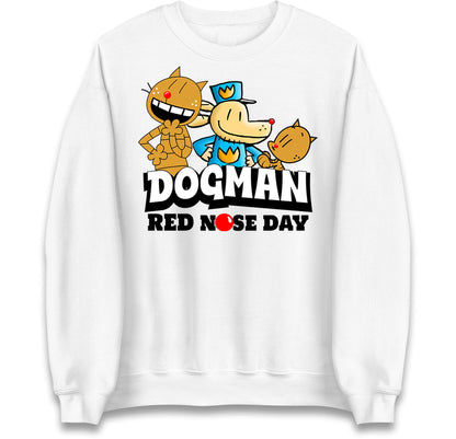 Dog Man Red Nose Day Jumper