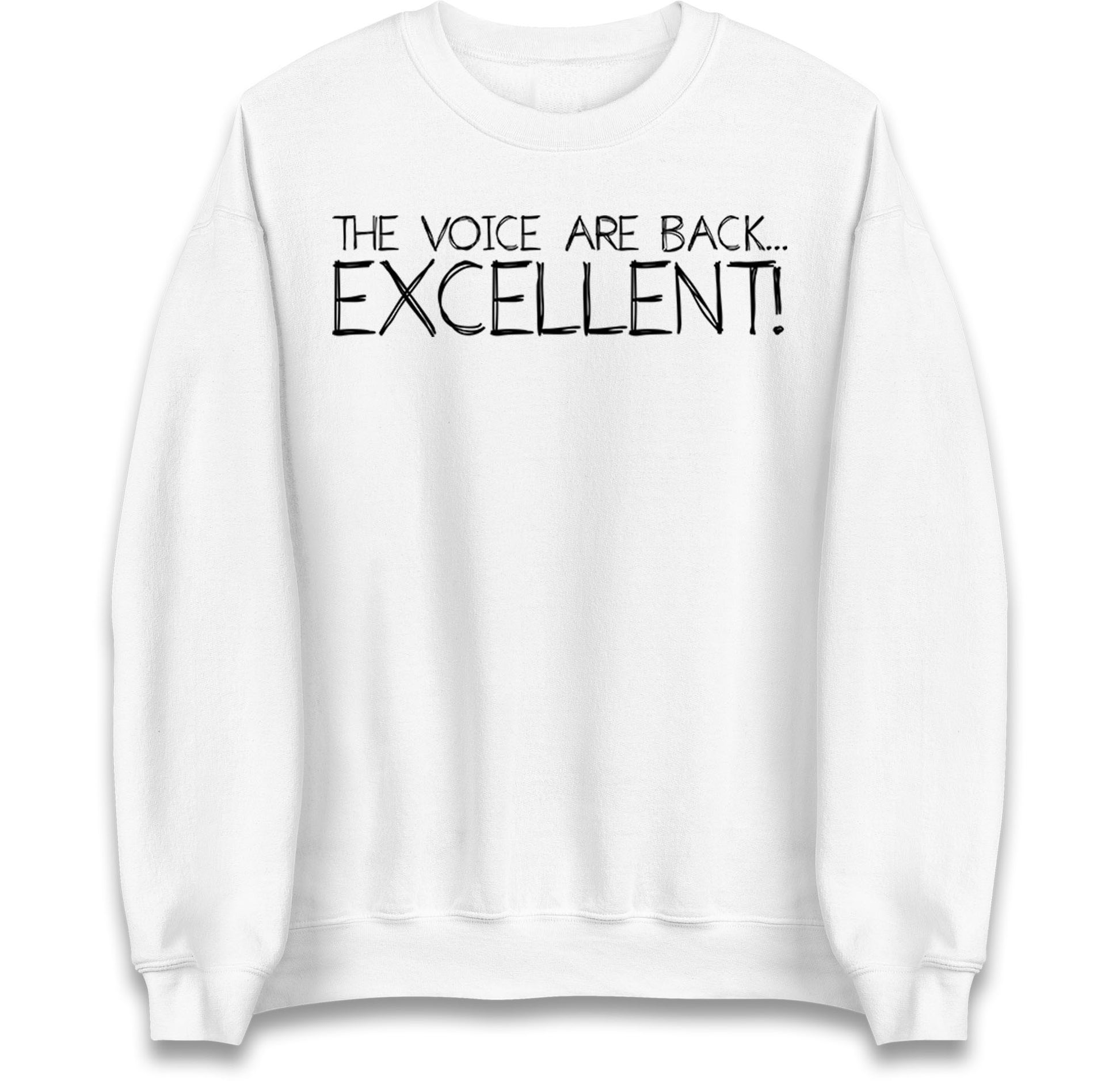 The Voice Are Back Excellent Jumper