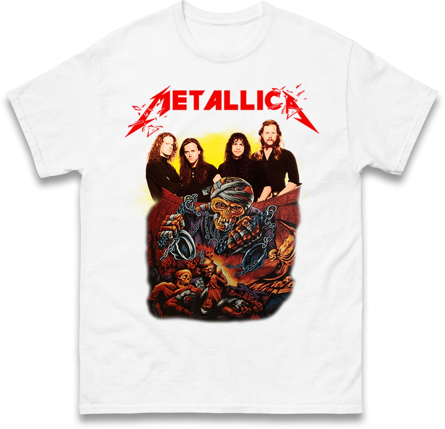 Metallica Skelington T Shirt