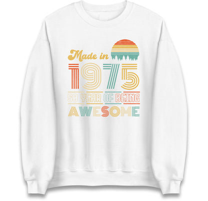 Vintage 50th Birthday Jumper
