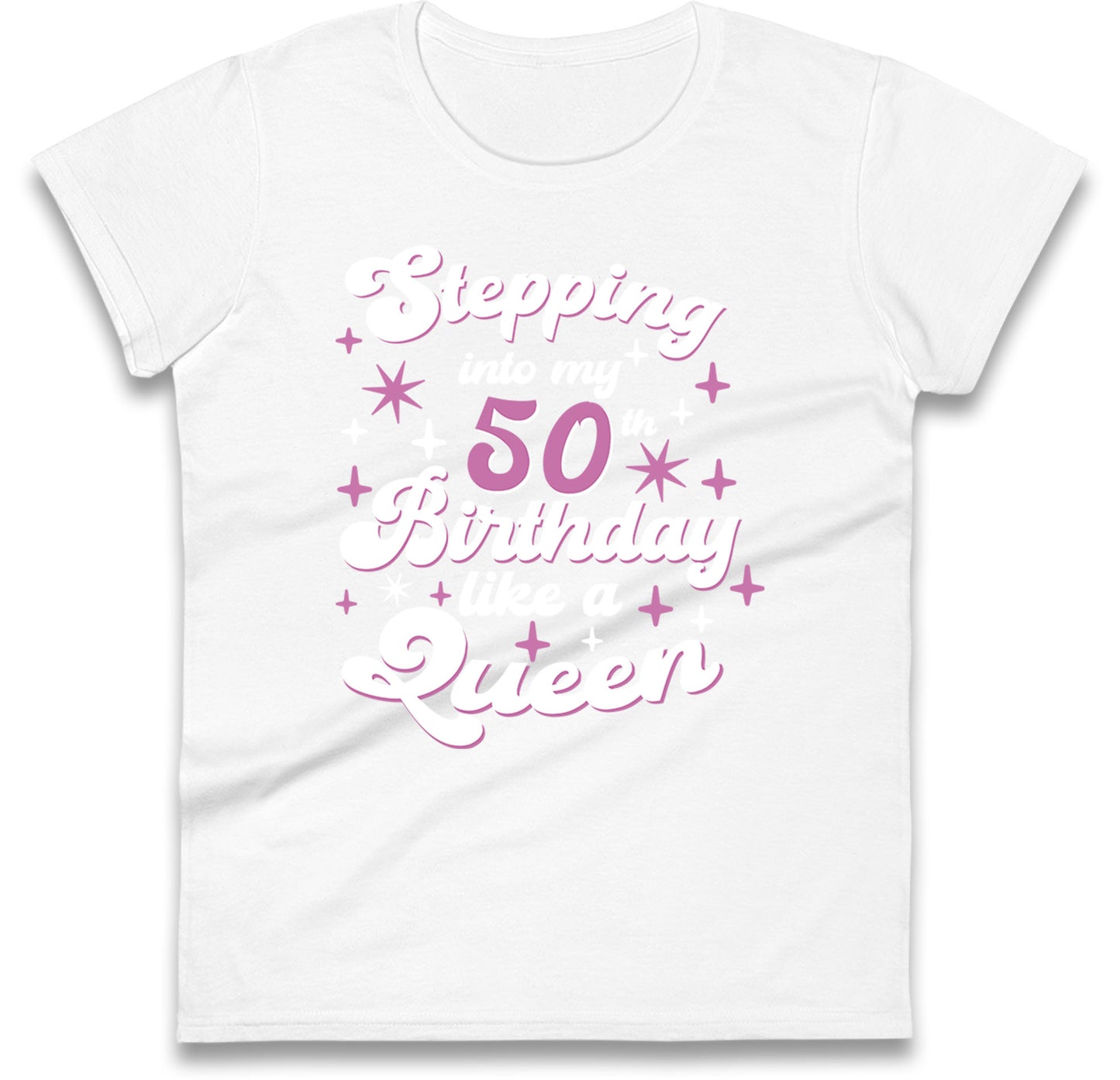 Queen 50th Birthday Womens T Shirt