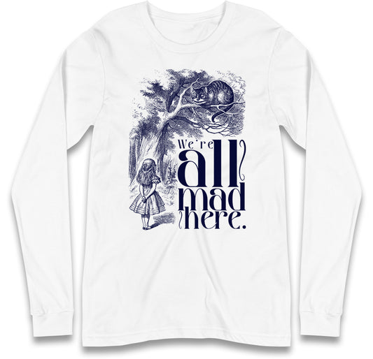 Alice And Cheshire Cat Long Sleeve T Shirt