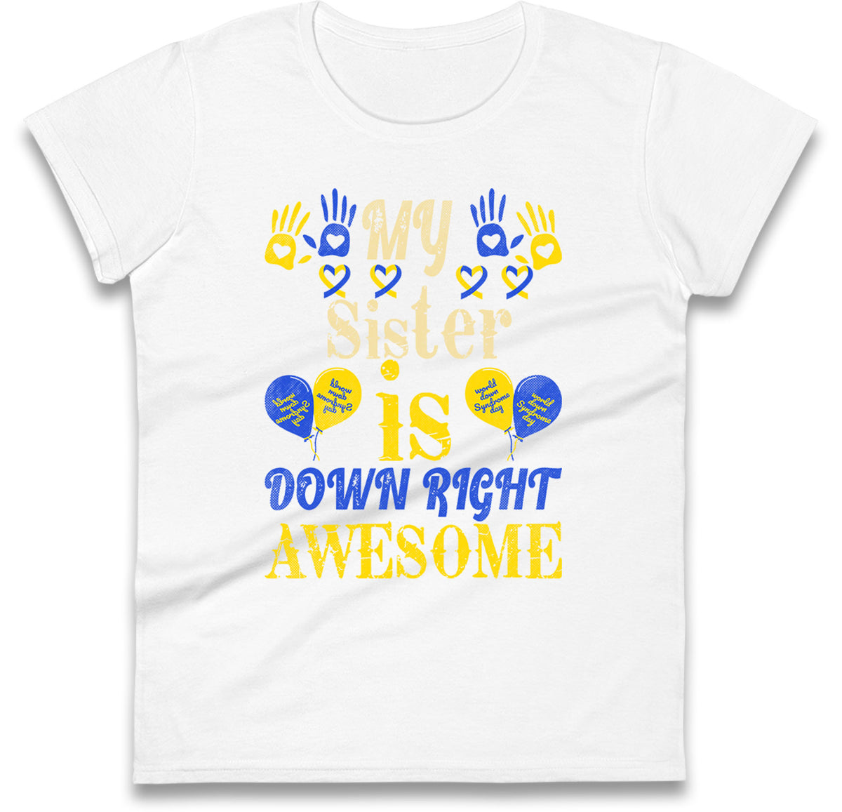 world down syndrome day womens t shirt