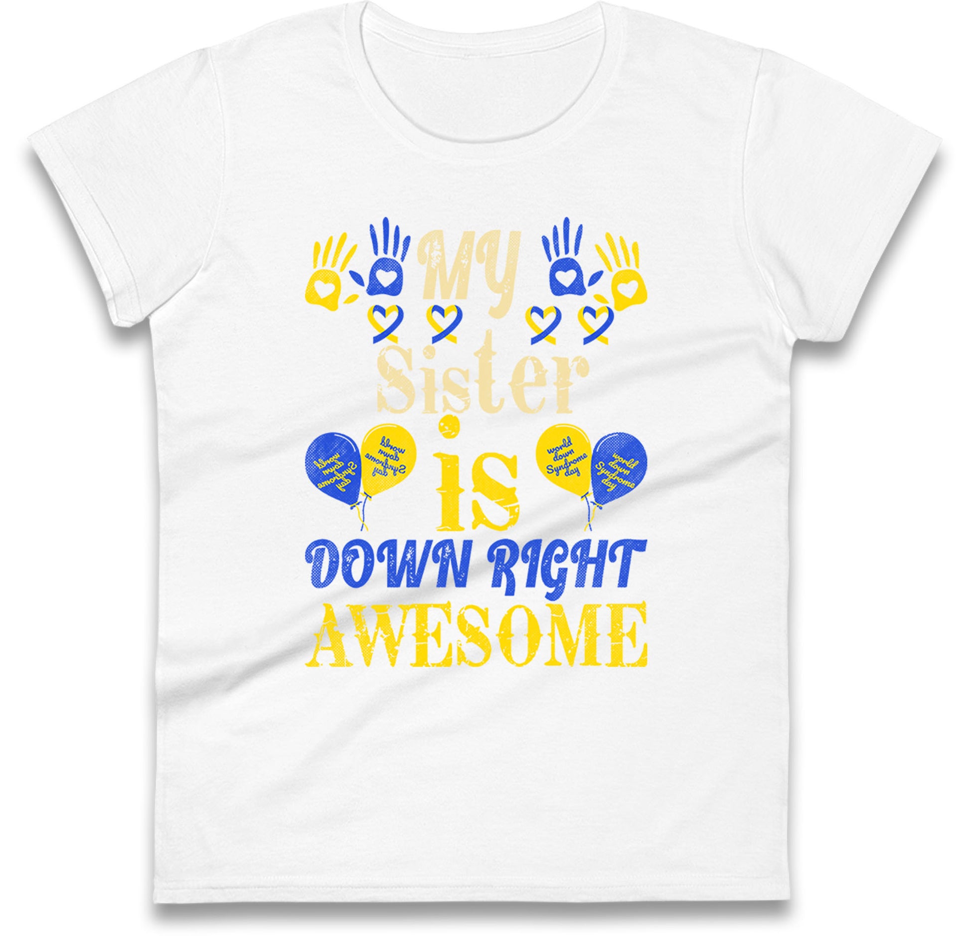 world down syndrome day womens t shirt
