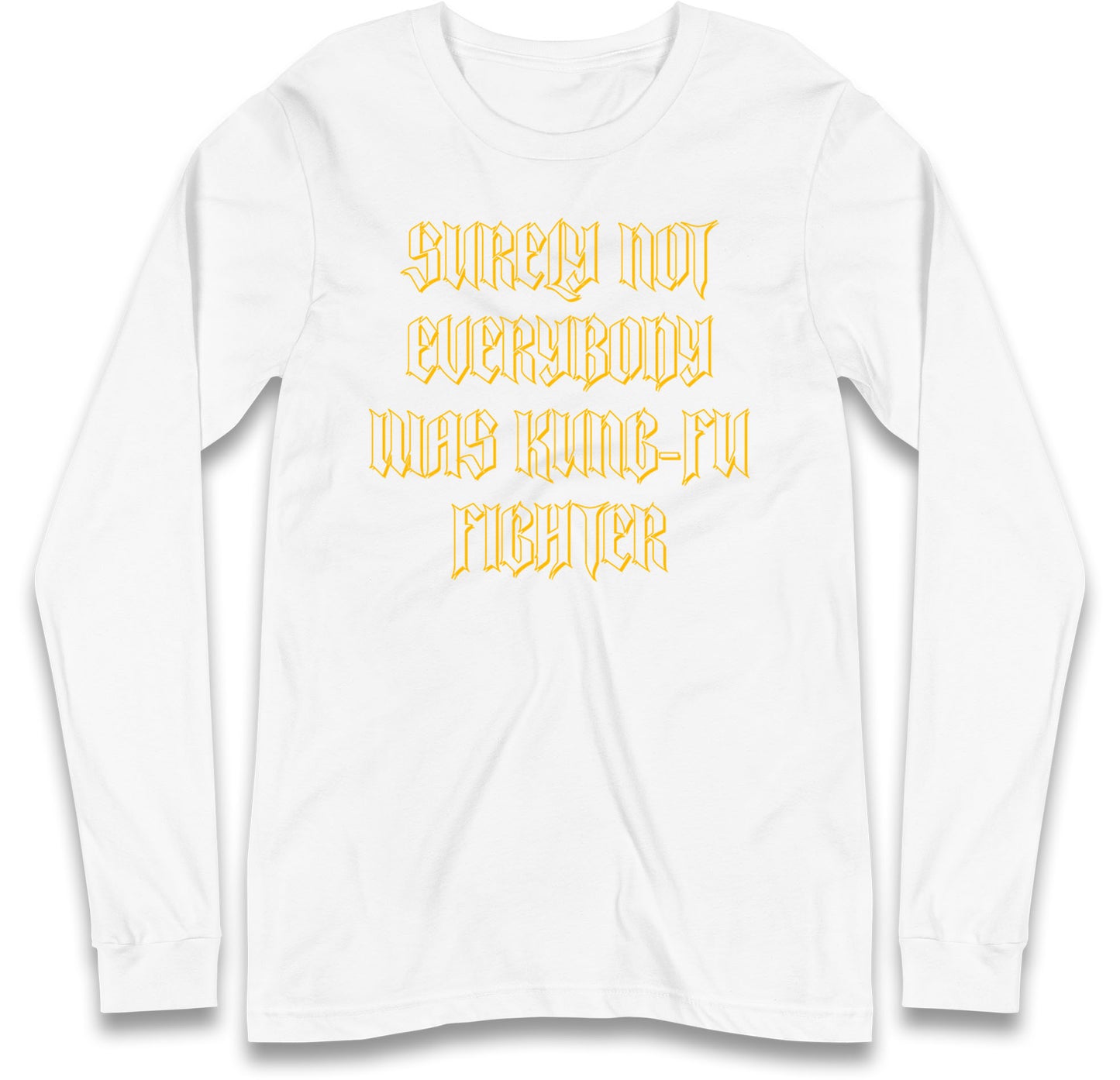 Kung Fu Fighter Long Sleeve T Shirt