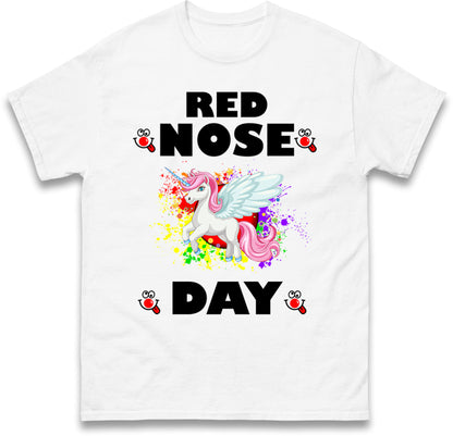 Unicorn Red Nose Day T Shirt