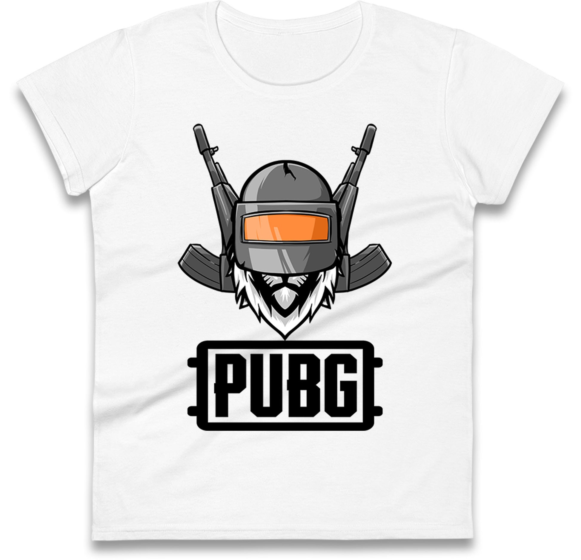 Pubg Helmet Ladies T Shirt