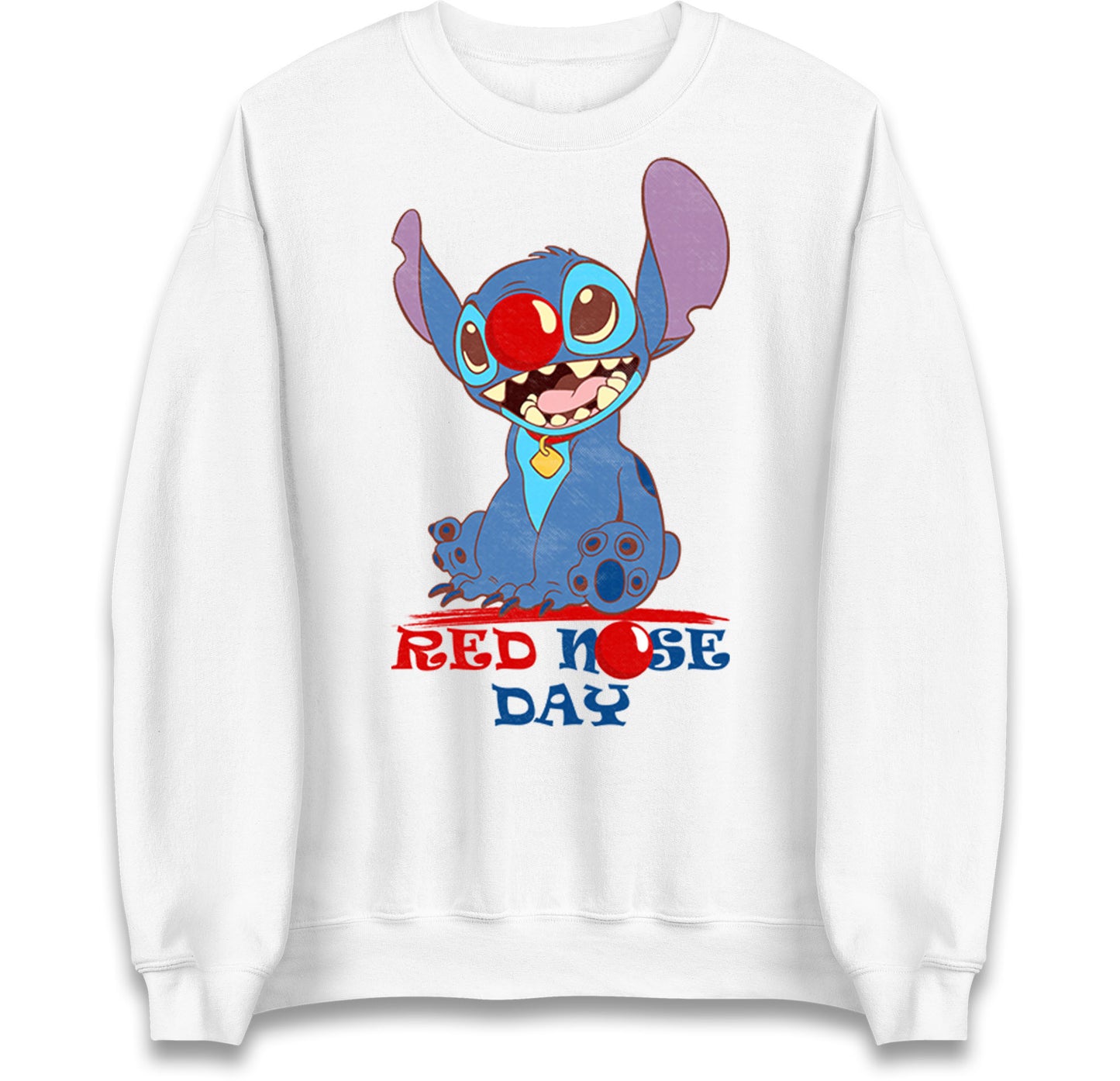stitch red nose day jumper