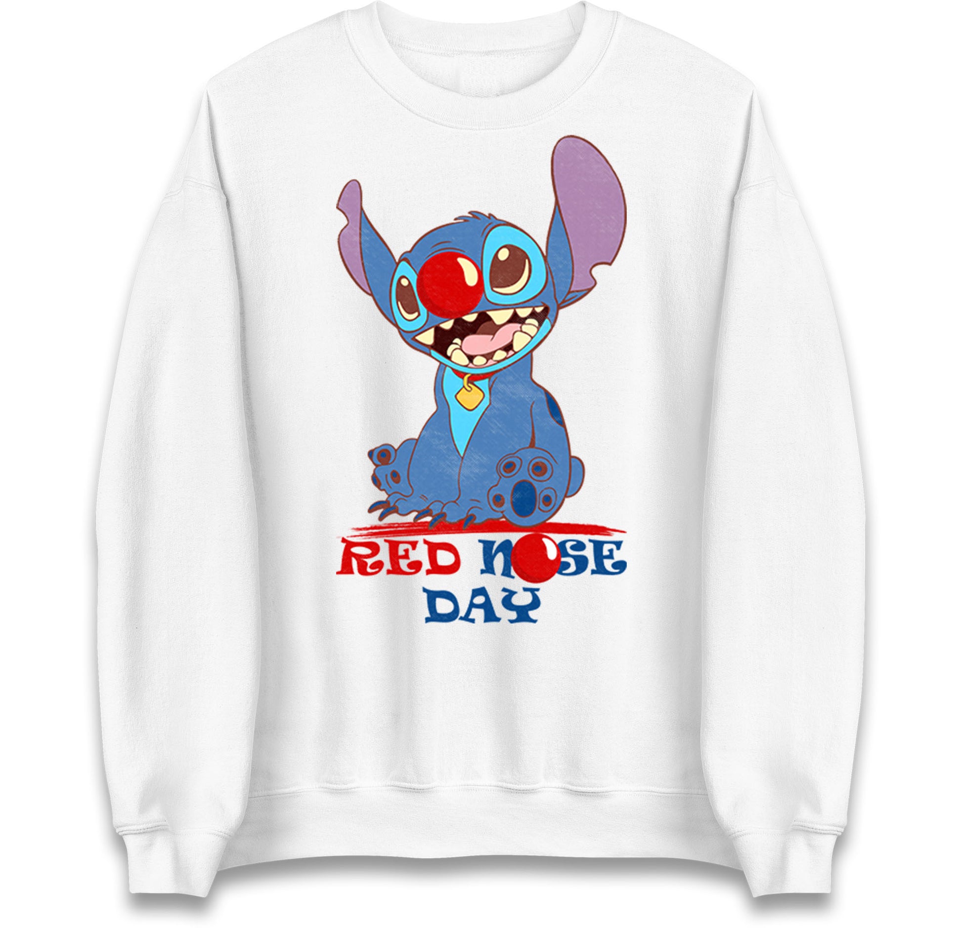 stitch red nose day jumper