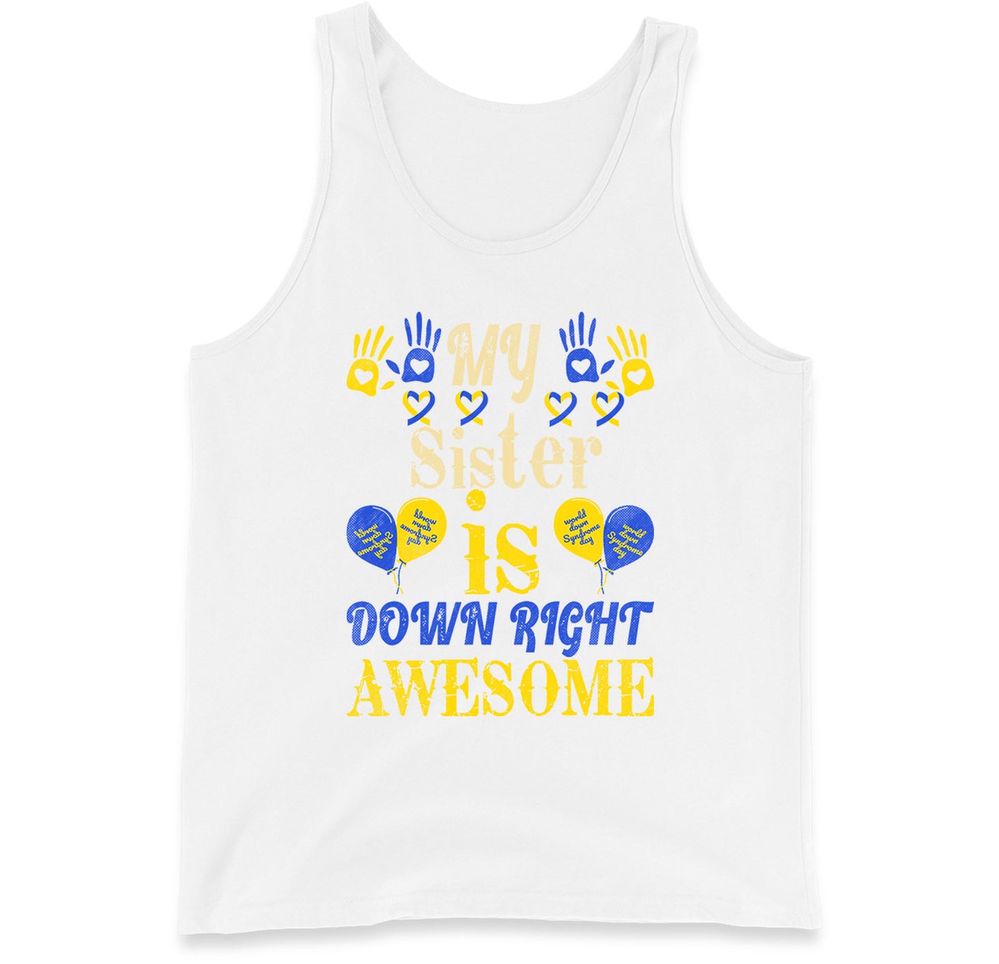 world down syndrome day tank top