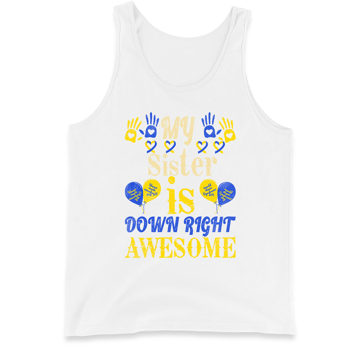 world down syndrome day tank top