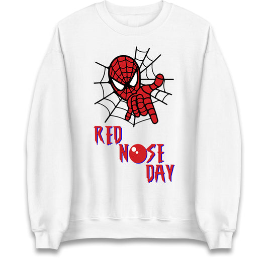 Spider-Man Red Nose Day Jumper