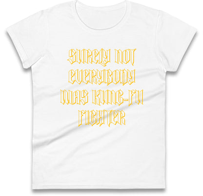 Kung Fu Fighter Womens T Shirt