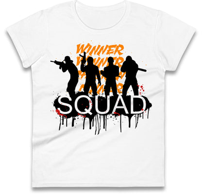 Pubg Squad Ladies T Shirt