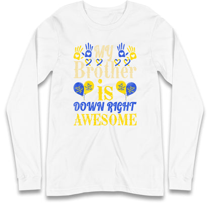 world down syndrome day long sleeve t shirt
