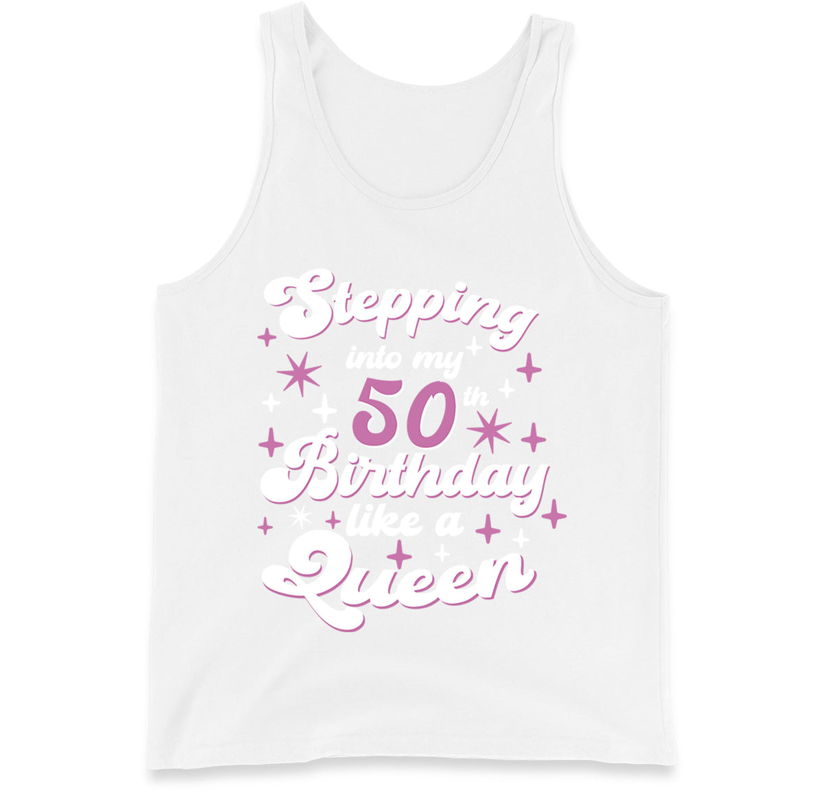 Queen 50th Birthday Tank Top