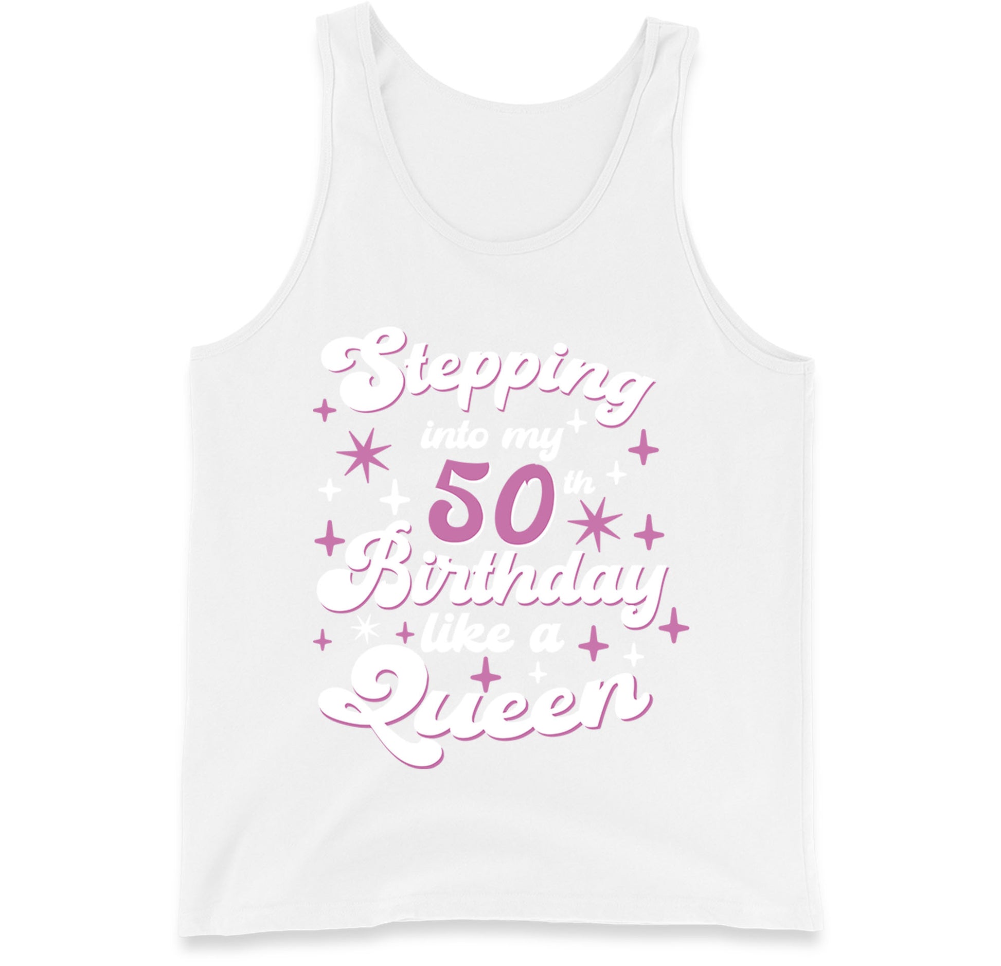 Queen 50th Birthday Tank Top