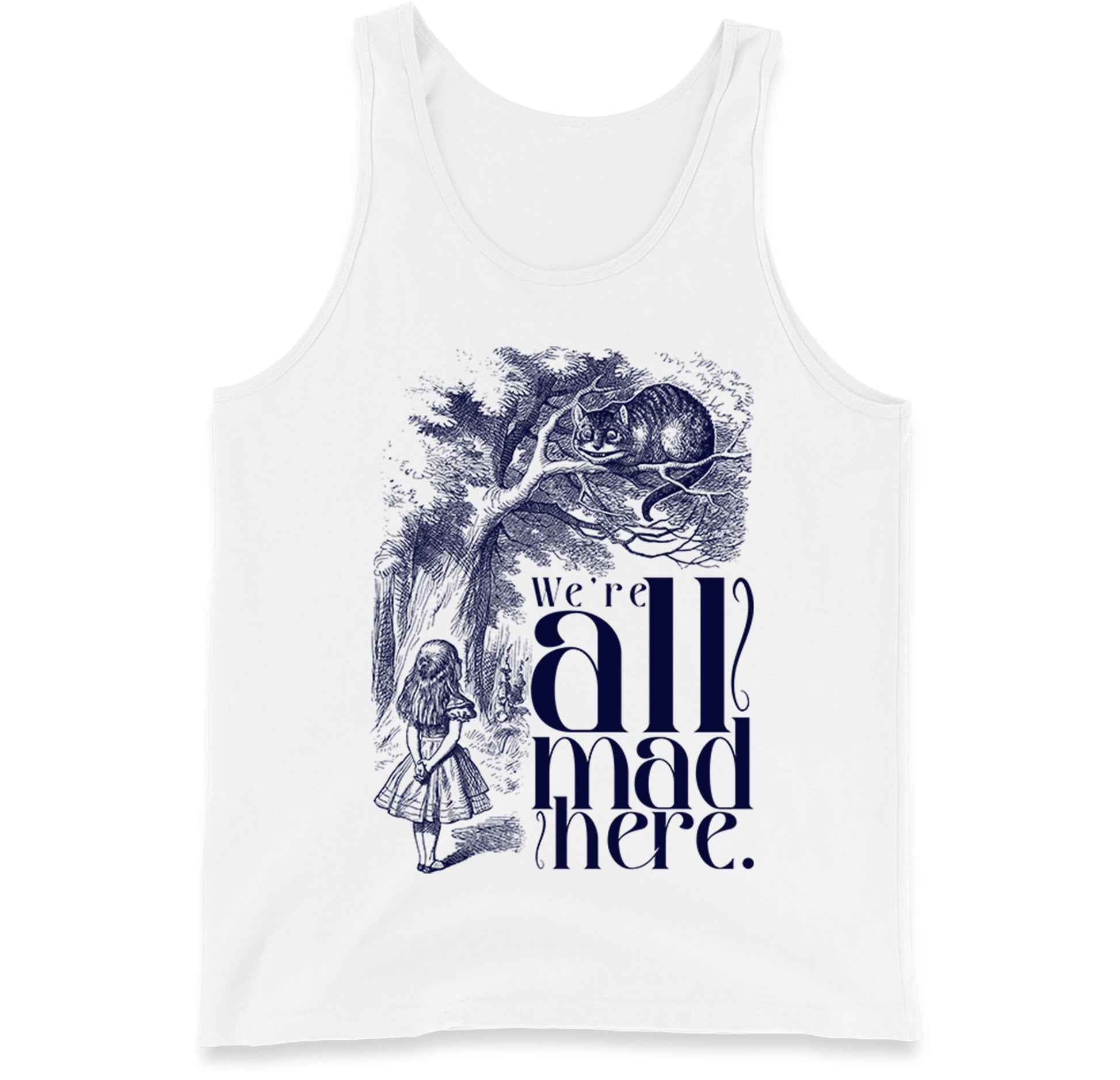 Alice And Cheshire Cat Tank Top