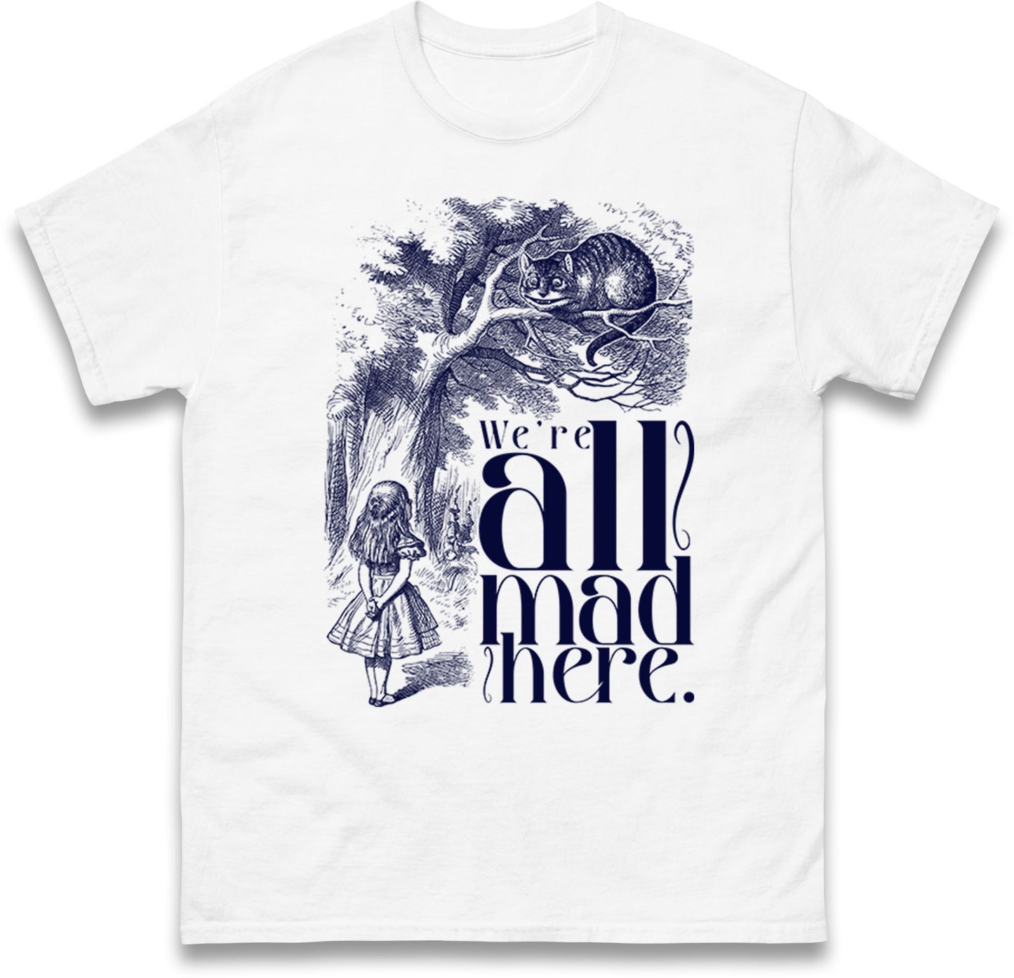 Alice And Cheshire Cat T Shirt
