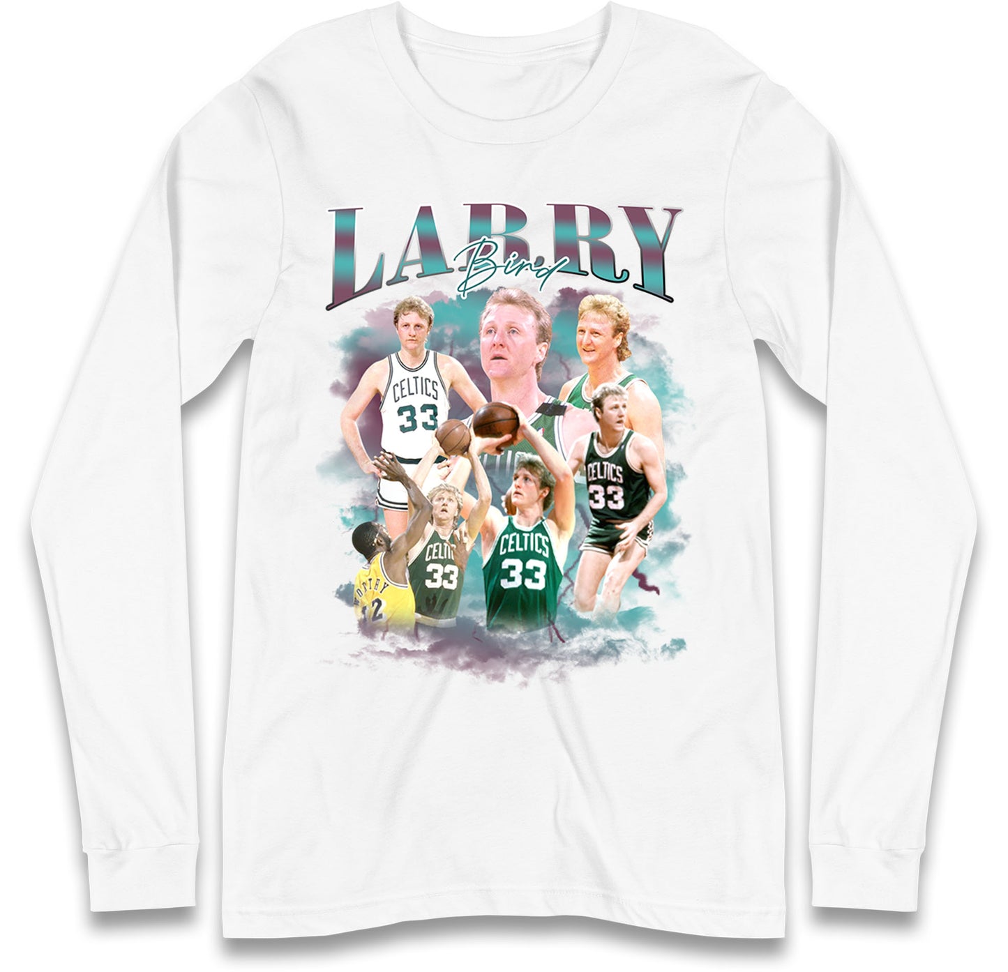 Larry Bird Long Sleeve T Shirt