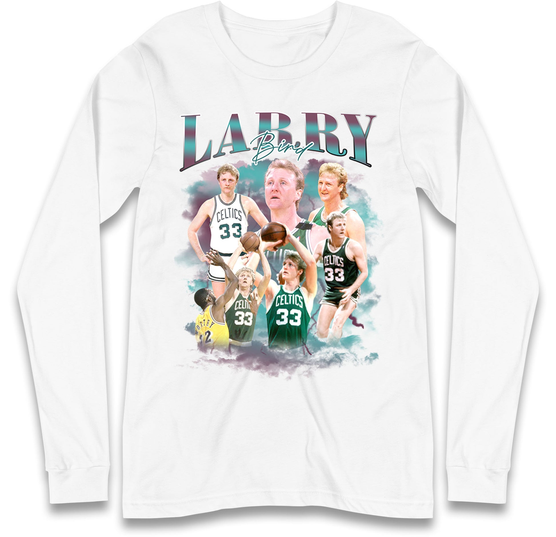 Larry Bird Long Sleeve T Shirt