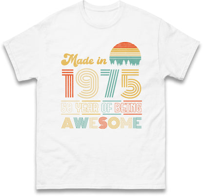 50th Birthday T Shirt Men