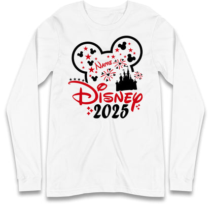 Mickey Mouse Castle Long Sleeve T Shirt