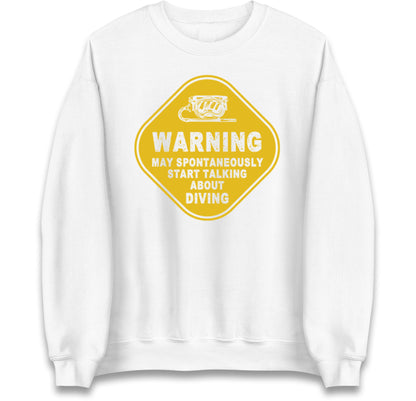 warning diving jumper