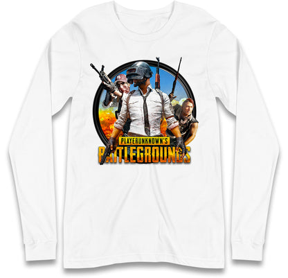 PUBG Battle Long Sleeve T Shirt