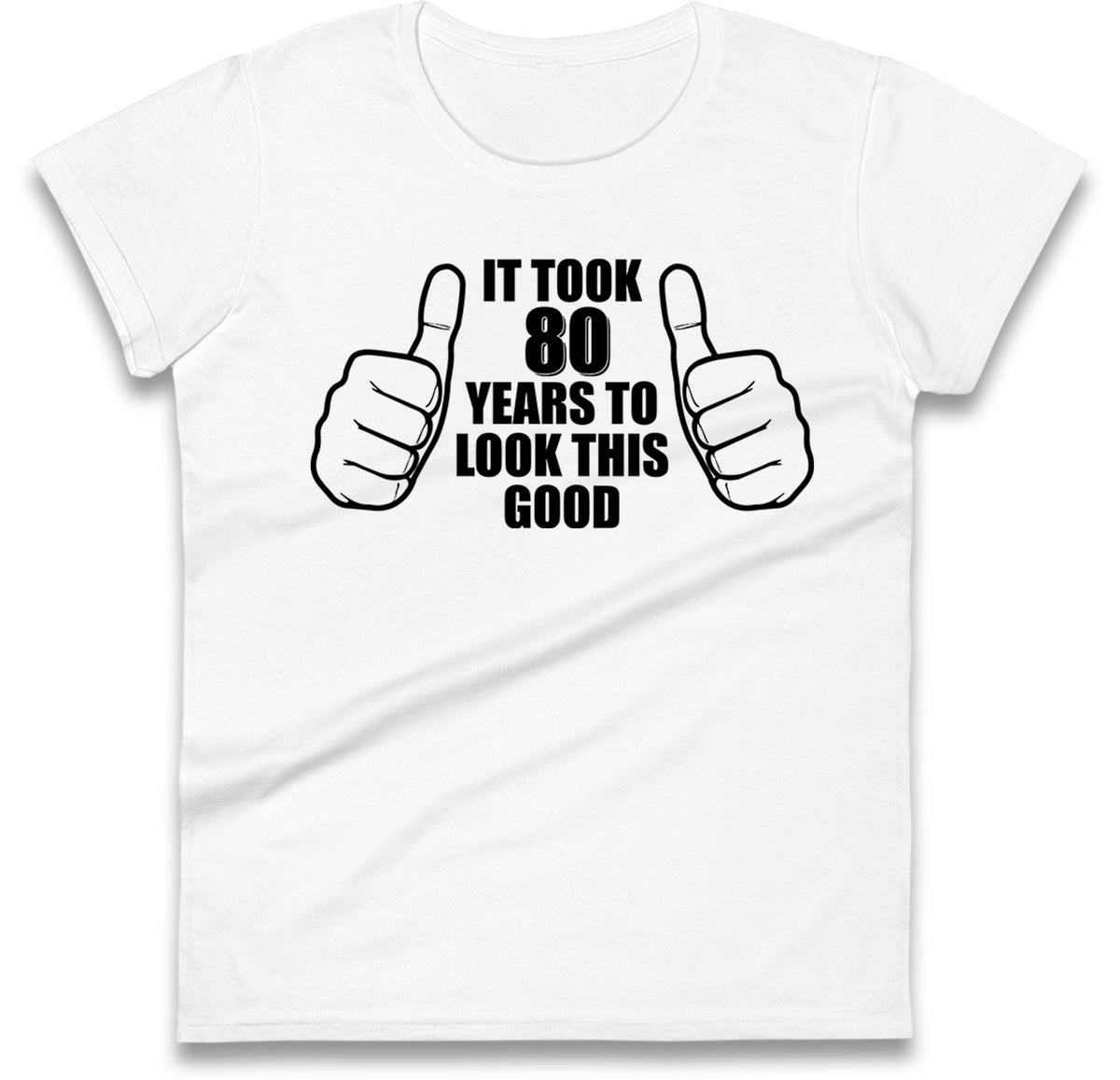 80th Birthday Womens T Shirt