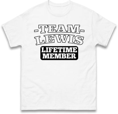 Team Lewis Lifetime Member T Shirt