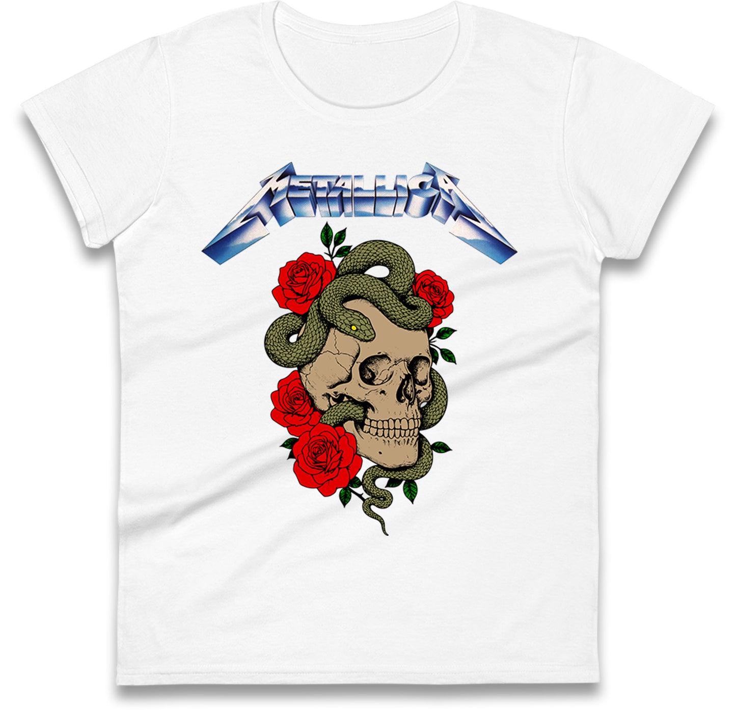 Metallica Skull Ladies T Shirt
