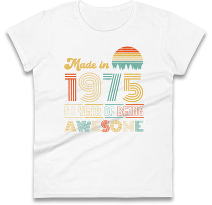 Vintage 50th Birthday Womens T Shirt