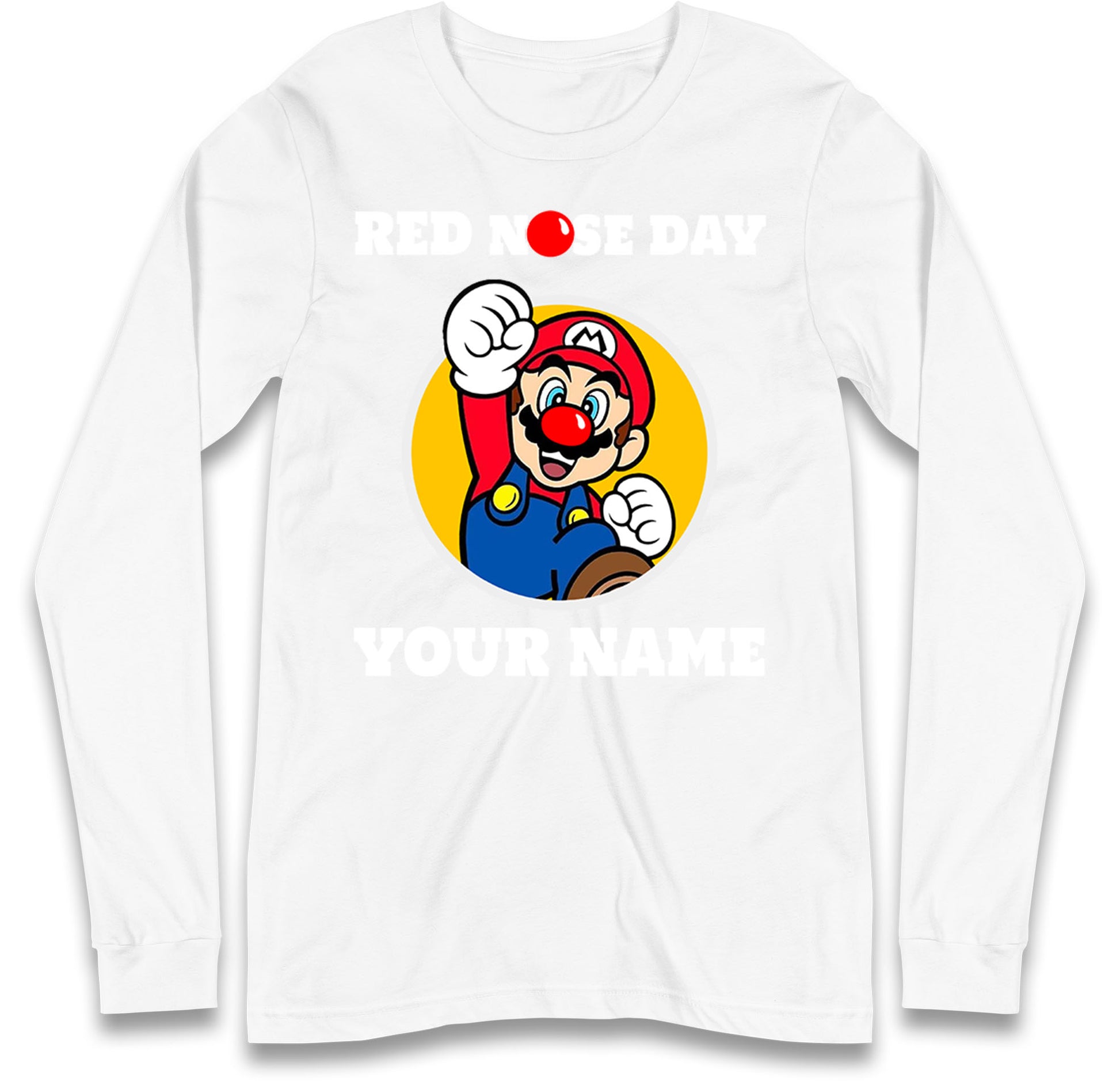 super mario long sleeve t shirt
