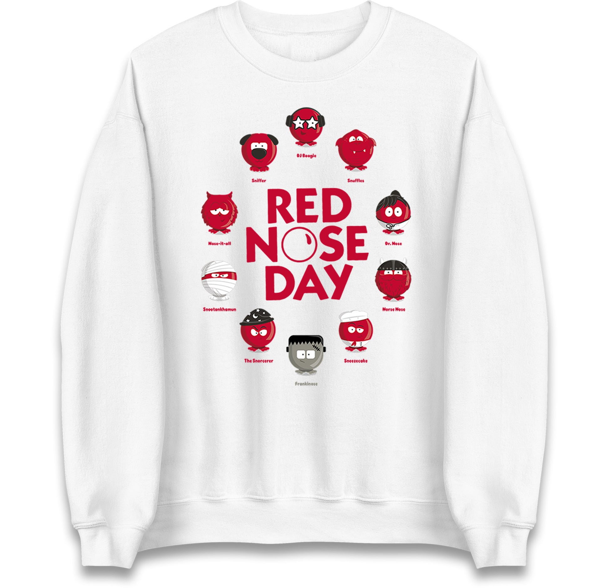 Red Nose Day Funny Noses Jumper