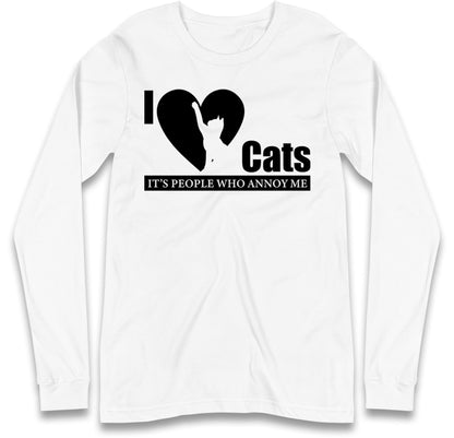 i love cats long sleeve t shirt