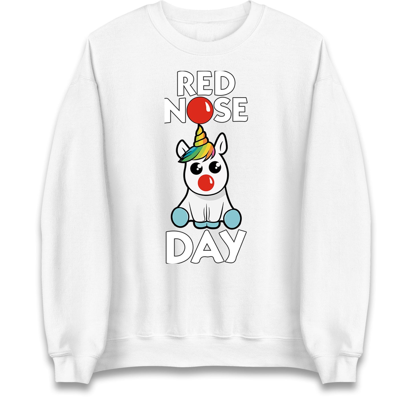 Red Nose Day Unicorn Jumper