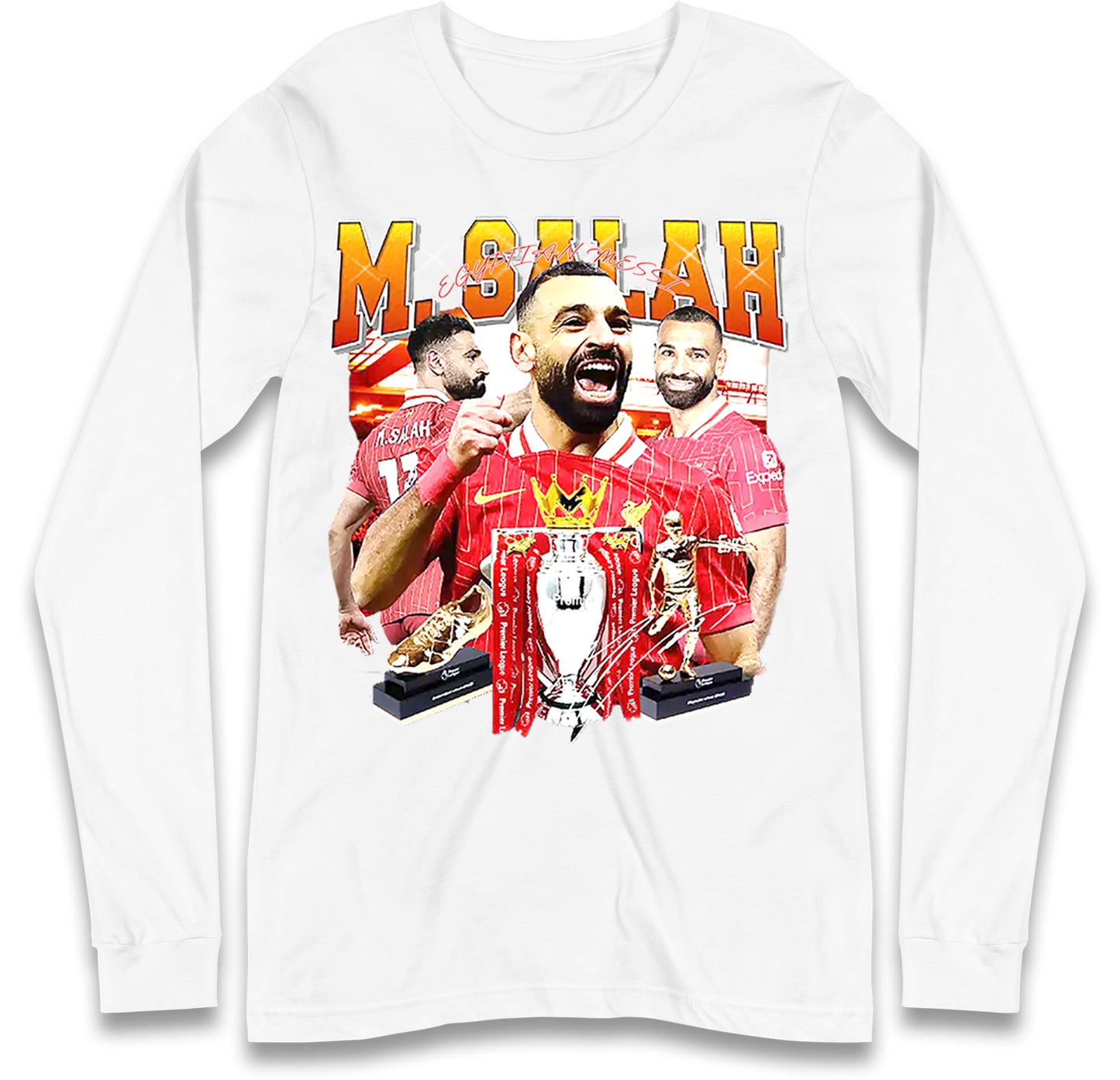 Mohamed Salah Bootleg Long Sleeve T Shirt 