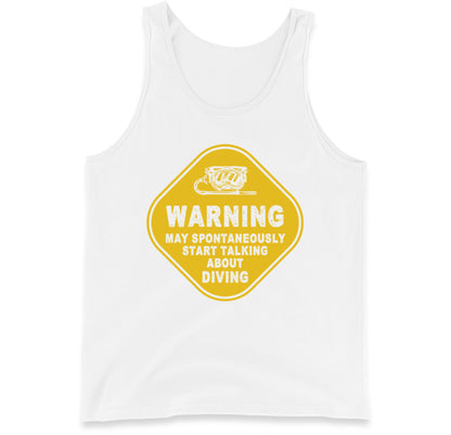 warning diving tank top