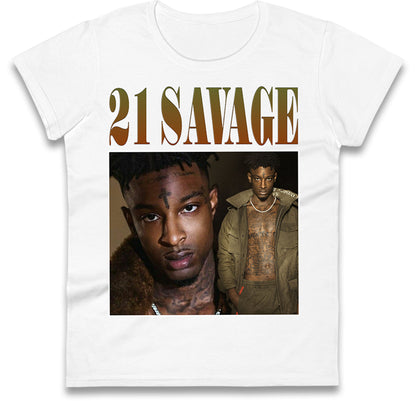 21 Savage Rapper Ladies T Shirt