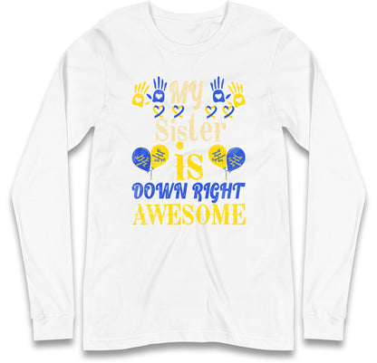 world down syndrome day long sleeve t shirt